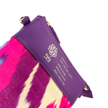 画像をギャラリービューアに読み込む, Ikat Pouch Mini - purple