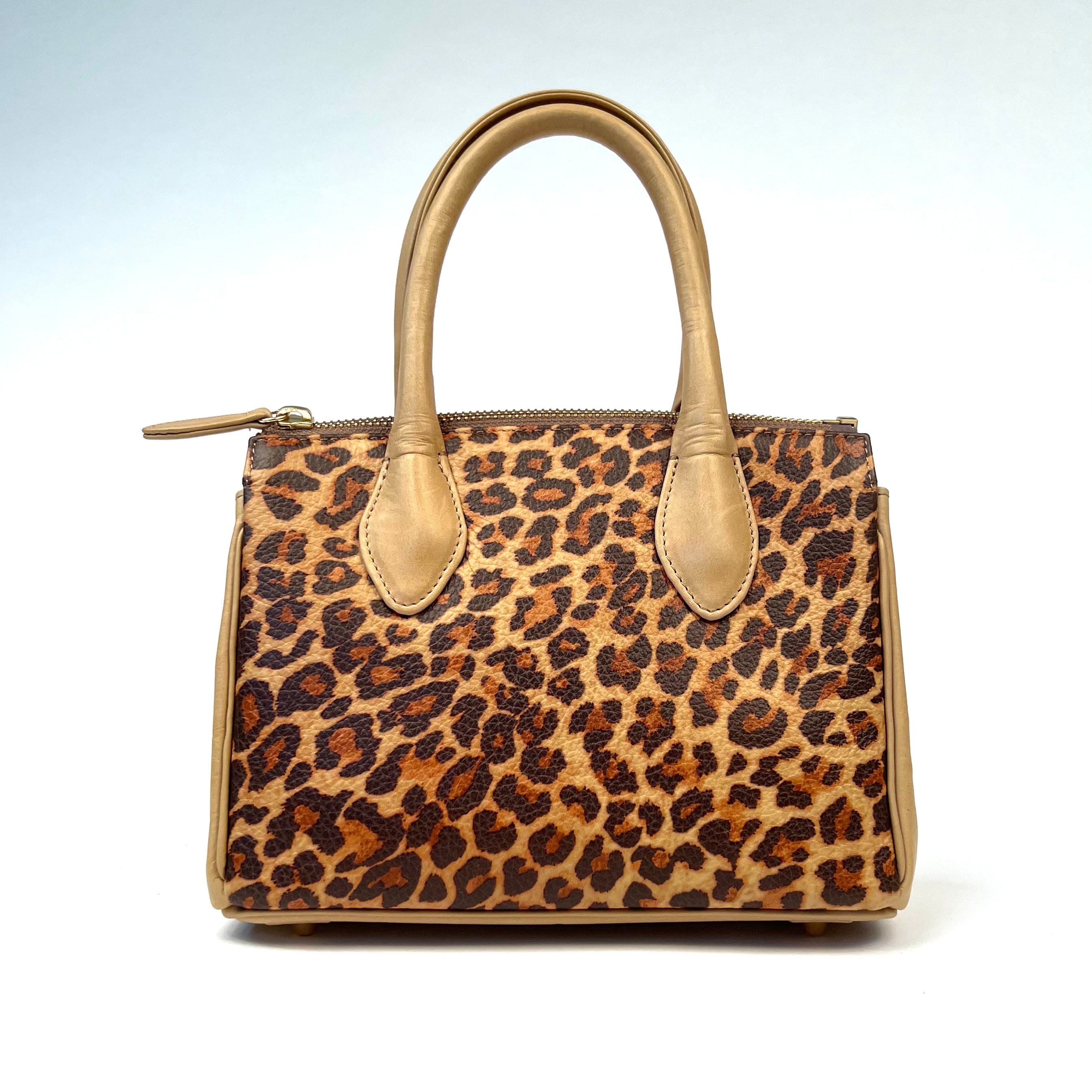 nagon baby bag - beige leopard