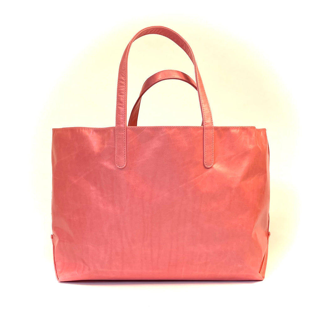 330 gram tote bag - coral pink