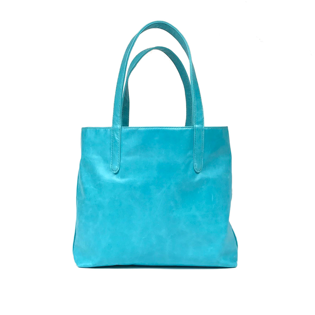 220 gram tote bag - aqua