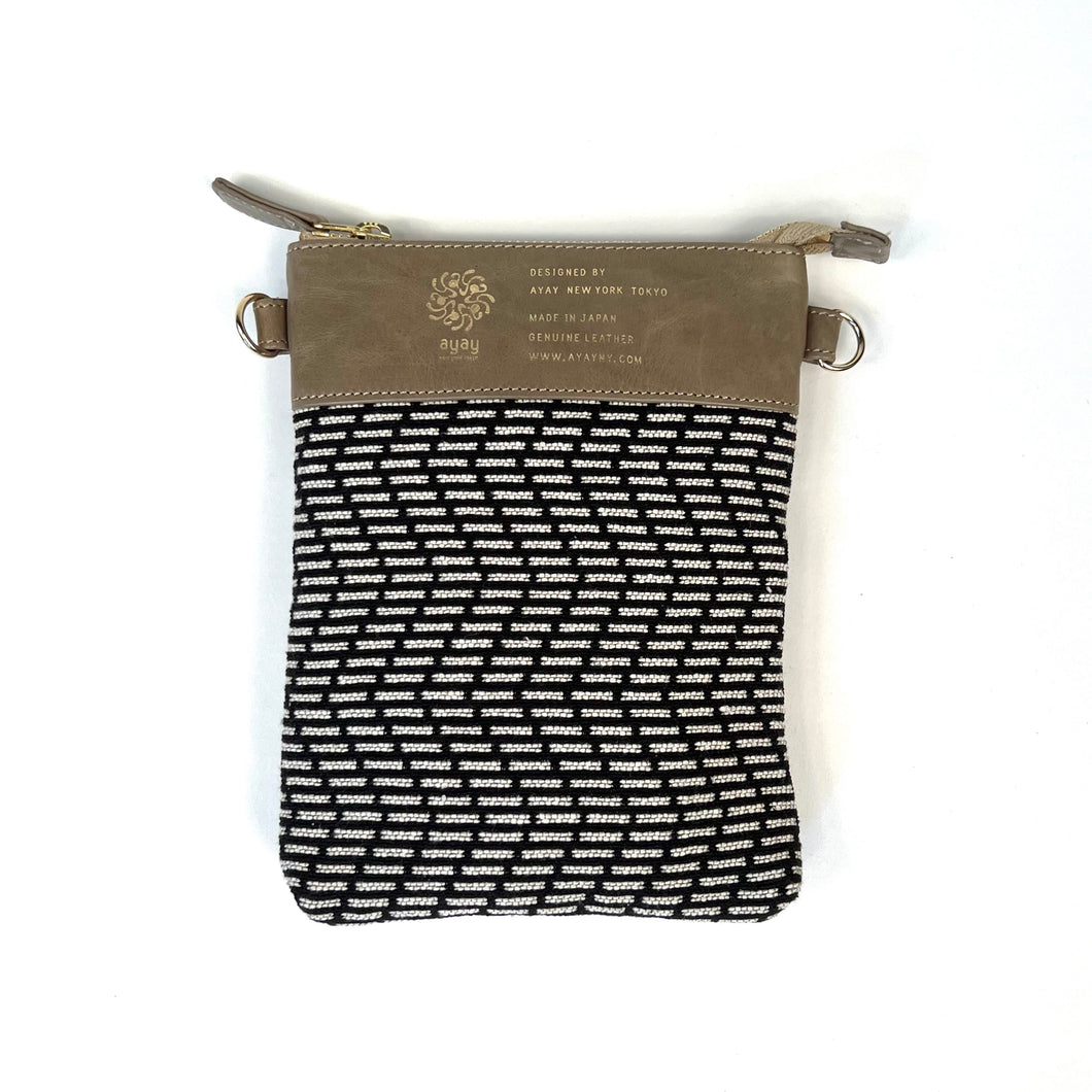 zip pouch mini - mikrofossil taupe