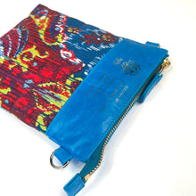 画像をギャラリービューアに読み込む, zip pouch mini - florist turquoise
