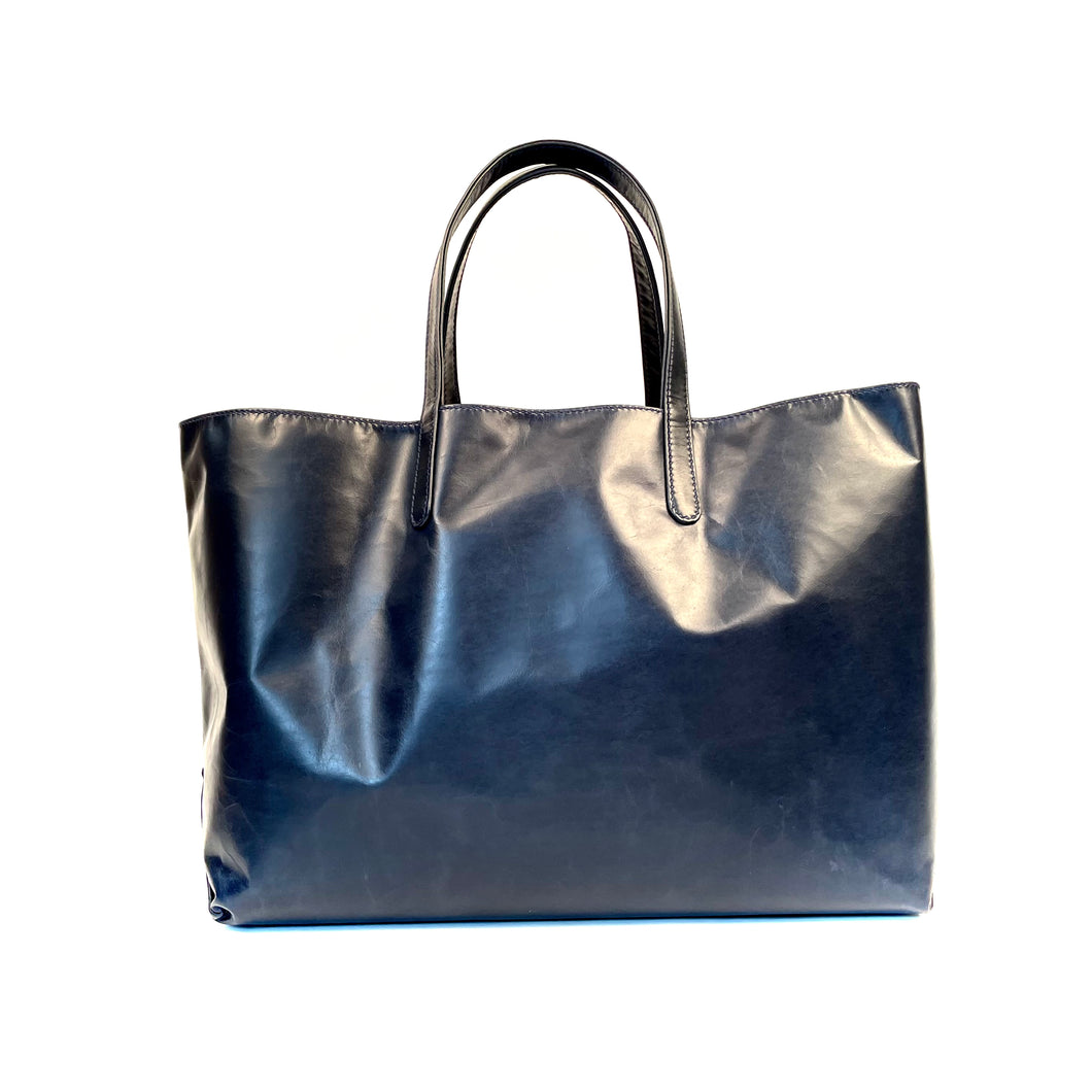 330 gram tote bag - navy blue
